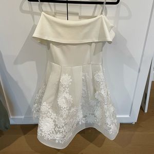 New Bronx and Banco Capri Mini Dress White US 4